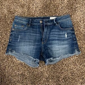 High Waisted Denim Shorts